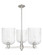 Arcadia Three Light Pendant in Satin Nickel (405|7163CRSNG5598SDY)