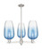 Arcadia Three Light Pendant in Satin Nickel (405|7163CRSNG4847SB)