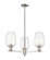 Arcadia Three Light Pendant in Satin Nickel (405|7163CRSNG4576CL)