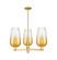 Arcadia Three Light Pendant in Satin Gold (405|7163CRSGG4847AM)