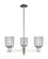 Arcadia Three Light Flush Mount in Polished Nickel (405|7163CRPNG5595SM)