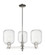 Arcadia Three Light Flush Mount in Polished Nickel (405|7163CRPNG4607CL)