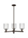 Arcadia Three Light Pendant in Oil Rubbed Bronze (405|7163CROBG5595SDY)