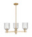 Arcadia Three Light Pendant in Champagne Bronze (405|7163CRCBG5595SDY)