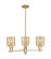 Arcadia Three Light Pendant in Champagne Bronze (405|7163CRCBG5595ME)