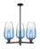 Arcadia Three Light Pendant in Matte Black (405|7163CRBKG4847SB)