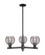 Arcadia Three Light Pendant in Matte Black (405|7163CRBKG12136SM)