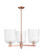 Arcadia Three Light Pendant in Antique Copper (405|7163CRACG5598SDY)