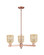 Arcadia Three Light Pendant in Antique Copper (405|7163CRACG5595ME)