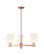 Arcadia Three Light Pendant in Antique Copper (405|7163CRACG5595GWH)