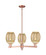 Arcadia Three Light Pendant in Antique Copper (405|7163CRACG4596ME)