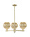Arcadia Three Light Pendant in Antique Brass (405|7163CRABG4587ME)