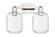 Arcadia Two Light Bath Vanity in Polished Nickel (405|7162WPNG4607CL)