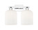 Arcadia Two Light Bath Vanity in Polished Chrome (405|7162WPCG5598GWH)