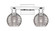 Arcadia Two Light Bath Vanity in Polished Chrome (405|7162WPCG12136SM)