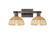 Arcadia Two Light Bath Vanity in Oil Rubbed Bronze (405|7162WOBNBD75NAT)
