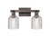 Arcadia Two Light Bath Vanity in Oil Rubbed Bronze (405|7162WOBG5595CL)