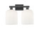 Arcadia Two Light Bath Vanity in Matte Black (405|7162WBKG5598GWH)