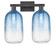 Arcadia Two Light Bath Vanity in Matte Black (405|7162WBKG4827SB)