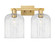 Arcadia Two Light Bath Vanity in Brushed Brass (405|7162WBBG5598CL)
