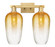 Arcadia Two Light Bath Vanity in Brushed Brass (405|7162WBBG4847AM)