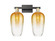 Arcadia Two Light Bath Vanity in Black Antique Brass (405|7162WBABG4847AM)