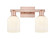 Arcadia Two Light Bath Vanity in Antique Copper (405|7162WACG5595GWH)