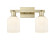 Arcadia Two Light Bath Vanity in Antique Brass (405|7162WABG5595GWH)