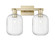 Arcadia Two Light Bath Vanity in Antique Brass (405|7162WABG4607CL)