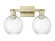 Arcadia Two Light Bath Vanity in Antique Brass (405|7162WABG4587CL)