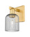 Arcadia One Light Wall Sconce in Satin Gold (405|7161WSGG5595SM)