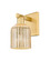 Arcadia One Light Wall Sconce in Satin Gold (405|7161WSGG5595ME)