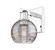 Arcadia One Light Wall Sconce in Polished Chrome (405|7161WPCG12136SM)