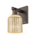 Arcadia One Light Wall Sconce in Oil Rubbed Bronze (405|7161WOBG5595ME)