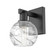 Arcadia One Light Wall Sconce in Matte Black (405|7161WBKG12136CL)