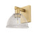Arcadia One Light Wall Sconce in Brushed Brass (405|7161WBBG422)