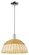 Arcadia One Light Mini Pendant in Polished Chrome (405|7161SPCNBD216NAT)