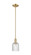 Arcadia One Light Mini Pendant in Champagne Bronze (405|7161SCBG5595SDY)