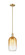 Arcadia One Light Mini Pendant in Champagne Bronze (405|7161SCBG4827AM)