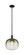 Arcadia One Light Mini Pendant in Matte Black (405|7161SBKG48110SL)