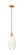 Arcadia One Light Mini Pendant in Brushed Brass (405|7161SBBG4847OP)
