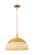 Arcadia One Light Mini Pendant in Antique Copper (405|7161SACNBD216NAT)