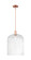 Arcadia One Light Mini Pendant in Antique Copper (405|7161SACG55912CL)