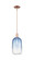 Arcadia One Light Mini Pendant in Antique Copper (405|7161SACG4827SB)