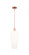 Arcadia One Light Mini Pendant in Antique Copper (405|7161SACG4568WH)
