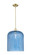Arcadia One Light Mini Pendant in Antique Brass (405|7161SABG55912BL)