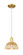 Arcadia One Light Mini Pendant in Satin Gold (405|7161PSGNBD275NAT)