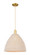Arcadia One Light Mini Pendant in Satin Gold (405|7161PSGNBD16NAT)