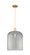 Arcadia One Light Mini Pendant in Satin Gold (405|7161PSGG55912SM)