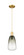 Arcadia One Light Mini Pendant in Satin Gold (405|7161PSGG4806SL)